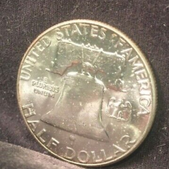 1963-P Franklin Half Dollar Nice Excellent Bell Lines BU Uncirculated beautiful - Picture 4 of 5